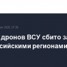 Восемь дронов ВСУ сбито за ночь над российскими регионами