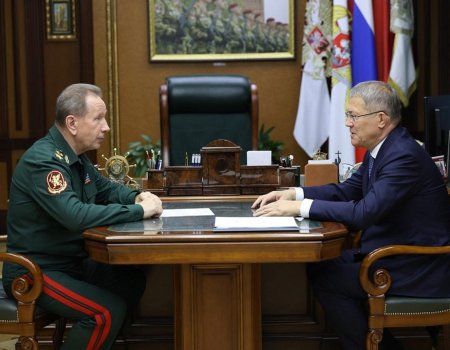 Глава Башкирии обсудил с руководством Росгвардии вопросы безопасности Глава Башкирии обсудил с руководством Росгвардии вопросы безопасности