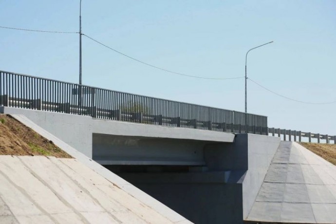Аварийный мост отремонтировали в Астраханской области