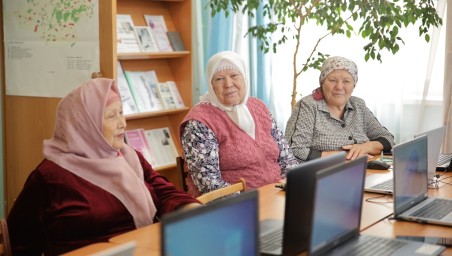 В районе Башкирии открыли курсы компьютерной грамотности для пожилых