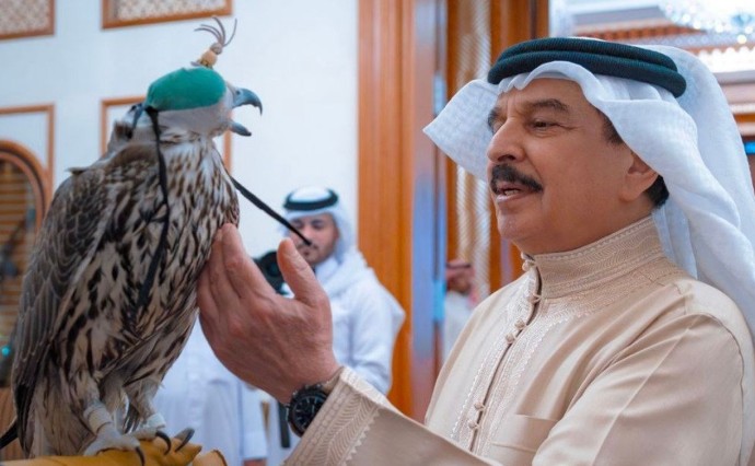 Королю Бахрейна подарили двух камчатских кречетов Королю Бахрейна подарили двух камчатских кречетов