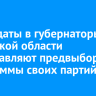 Кандидаты в губернаторы Иркутской области представляют предвыборные программы своих партий