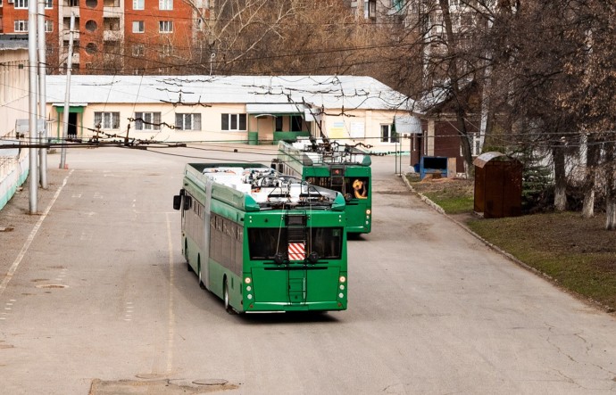 По Уфе будет ездить новый троллейбус-гармошка