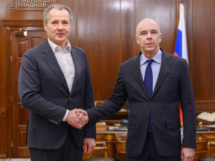 Вячеслав Гладков обсудил с Антоном Силуановым помощь белгородцам