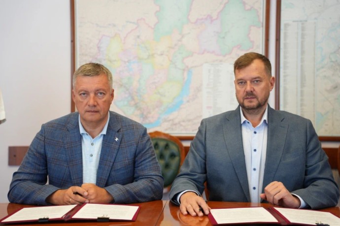 Подписано соглашение о сотрудничестве между Иркутской и Запорожской областями