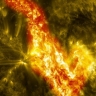 На Солнце произошла мощная вспышка, направленная на Землю