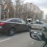 В Пензе улица Окружная встала в пробке из-за аварии