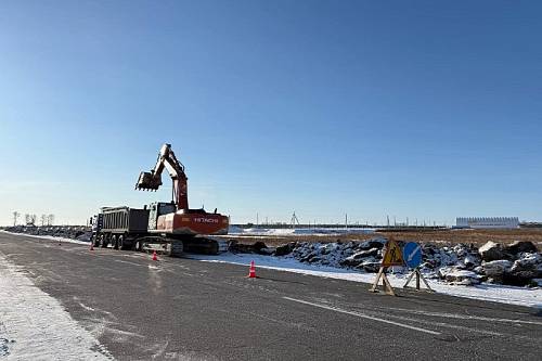 В Белогорске стартовал первый этап реконструкции въездной дороги