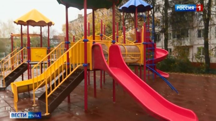 К лету в узловском в селе Каменка появится детская площадка