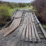 В Бурятии рухнул деревянный мост