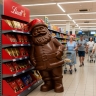 Германия — Санта застрял между Lindt и Edeka