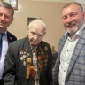 В Иркутской области ветерана ВОВ поздравили со 102-летием