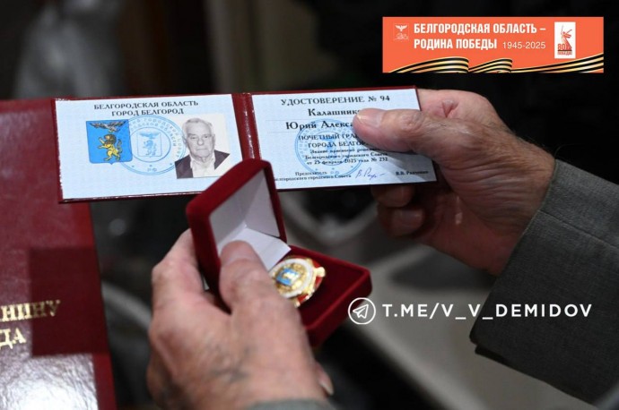 В Белгородской области 62 ветеранам присвоили звание почётного гражданина
