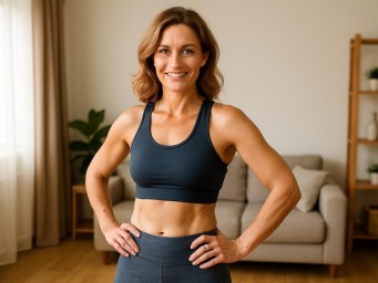 Это упражнение выглядит просто, но уже через 10 секунд мышцы начнут просить пощады