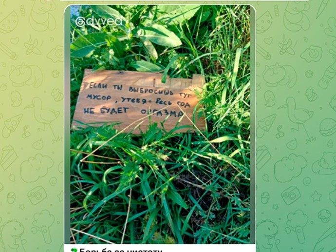 Намусоришь – оргазма не будет: оригинальный подход к экологии в Приморье Намусоришь – оргазма не будет: оригинальный подход к экологии в Приморье