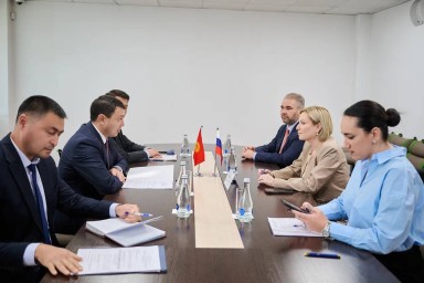 Ольга Любимова встретилась с Министром культуры, информации и молодежной политики Кыргызской Республики