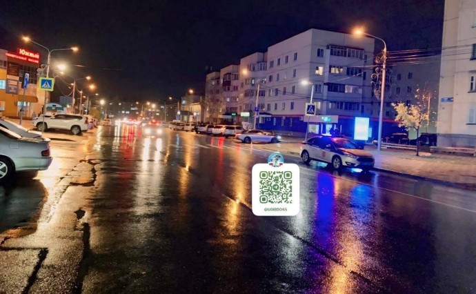 В Южно-Сахалинске на "зебре" сбили 43-летнюю женщину