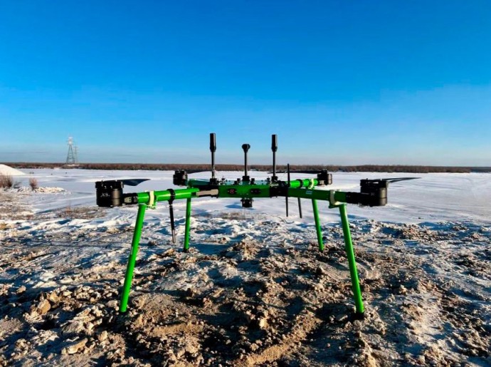 В Якутии начались регулярные зимние рейсы грузовых БПЛА