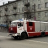 На Ленина столкнулись автобус и пожарная машина