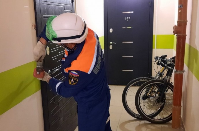В селе под Пензой спасатели помогли женщине попасть к маленькому ребенку