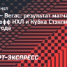 «Вегас» обыграл «Юту», Барбашев и Сергачев сделали голевые передачи