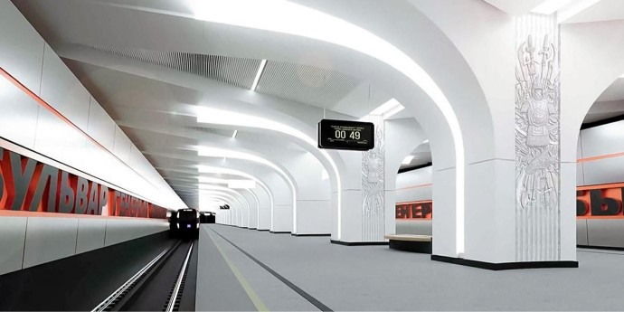 Между станциями метро «Бульвар Генерала Карбышева» и «Серебряный бор» готовят бетонное основание путей