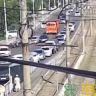 В Улан-Удэ на ходу перевернулась иномарка