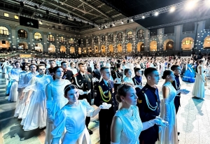 Кадеты и курсанты образовательных организаций СК России приняли участие в X Международном Кремлевском Благотворительном Кадетском Бале