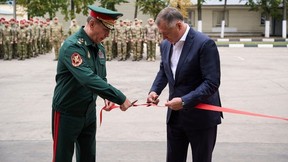 Марат Хуснуллин принял участие в открытии комплекса для подразделения Росгвардии