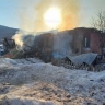 Крупный пожар в Углегорском районе тушили около семи часов