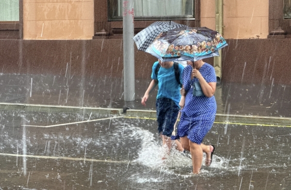 МЧС предупредило москвичей о ливне и грозе