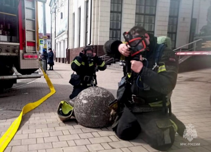Спасатели провели учения на Московском вокзале