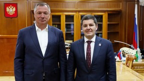Марат Хуснуллин провёл встречу с губернатором Ямало-Ненецкого автономного округа Дмитрием Артюховым