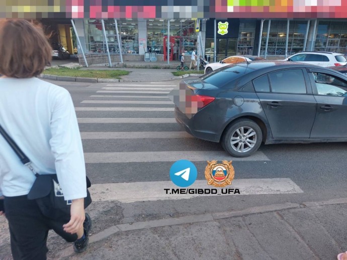 В Уфе в аварии пострадали пожилая женщина и ребенок