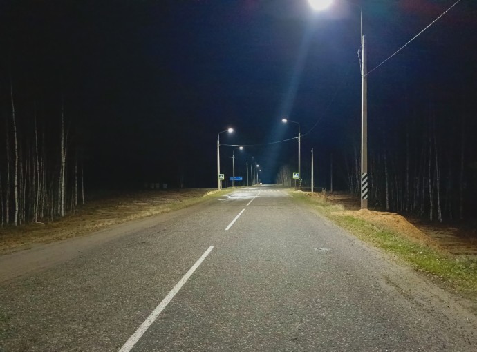 «Россети Центр» улучшили систему уличного освещения в Кадыйском районе Костромской области