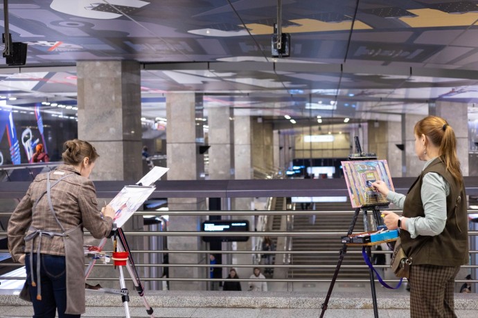 На станции «Сокольники» БКЛ можно увидеть новые работы участников проекта «Искусство в метро» На станции «Сокольники» БКЛ можно увидеть новые работы участников проекта «Искусство в метро»