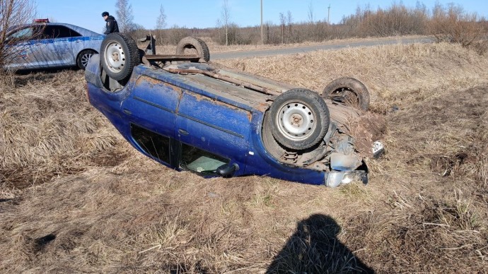 В Новгородском округе в ДТП пострадал водитель с признаками опьянения