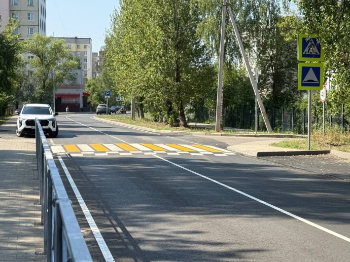 В Тутаеве завершен капитальный ремонт улицы Терешковой