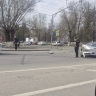 У памятника Победы в Пензе случилась жесткая авария