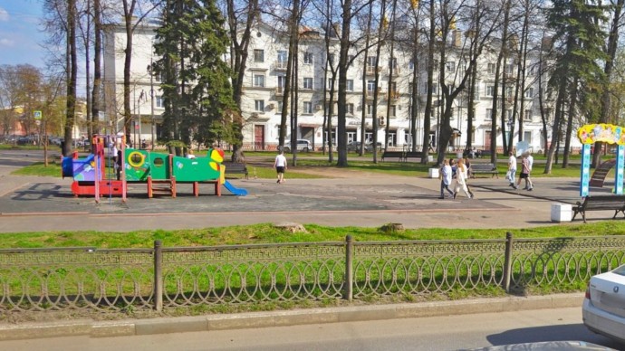 В Ярославле планируют обустроить на Первомайском бульваре детскую площадку