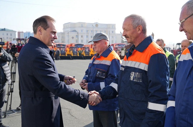 Городское хозяйство Саранска получило новую коммунальную технику Городское хозяйство Саранска получило новую коммунальную технику