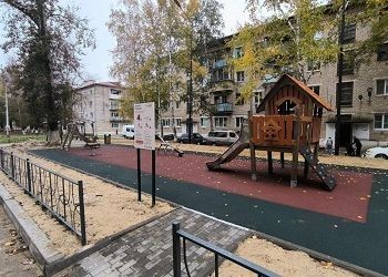 Еще один двор благоустроили в Циолковском
