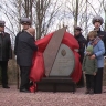 На Невском пятачке открыли памятную стелу, посвященную ветеранам железнодорожной милиции