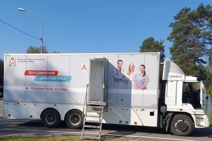 Василий Анохин: мобильные медицинские комплексы совершили в этом году 350 выездов по Смоленщине