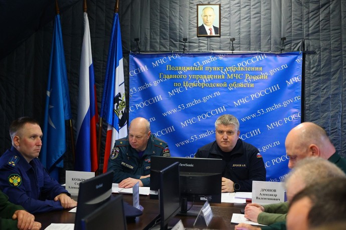 Александр Дронов принял участие в учениях по ликвидации ландшафтного пожара