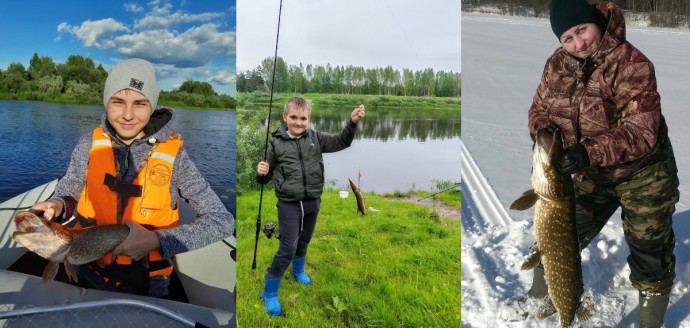 До конца конкурса семейных фото с рыбалки осталось чуть более суток