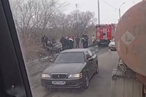 В Благовещенске на Театральной произошло жесткое ДТП