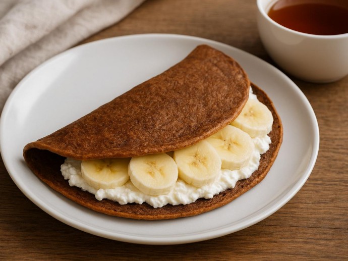 10 минут — и готов идеальный завтрак: попробуйте этот блин вместо привычного омлета