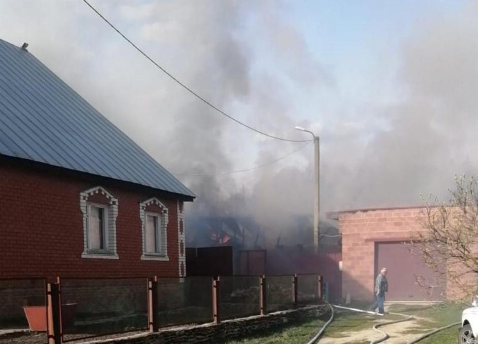 Пензенские спасатели помогли потушить пожар в Городище