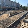 В Шарье на улице Адмирала Виноградова идет создание Морского сквера